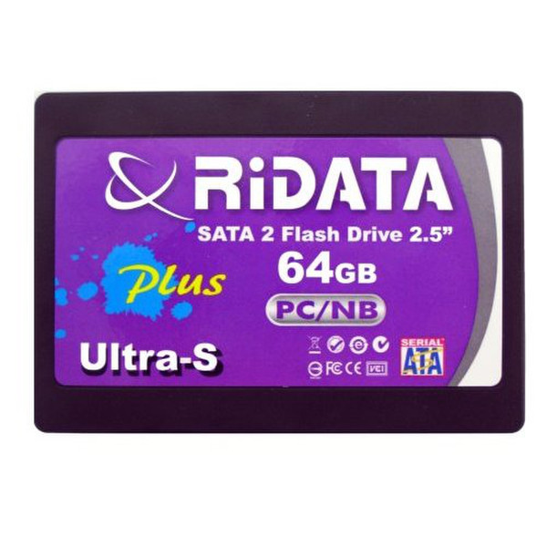 Ritek NSSD-S25-64-C04MPN Serial ATA II Solid State Drive (SSD)