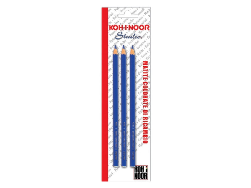 Koh-I-Noor DH3603-2 Синий 3шт цветной карандаш