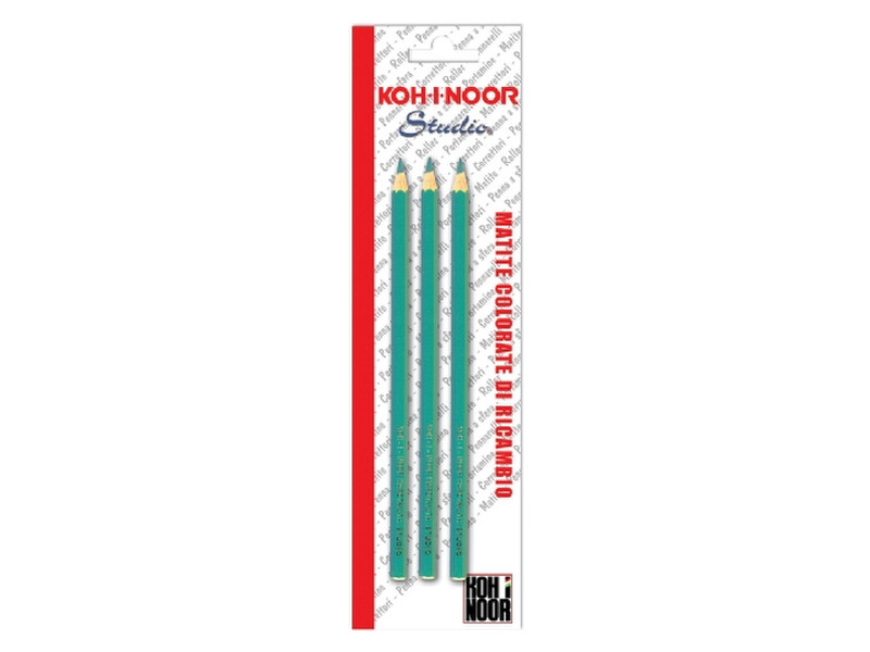 Koh-I-Noor DH3603-4 Green 3pc(s) colour pencil