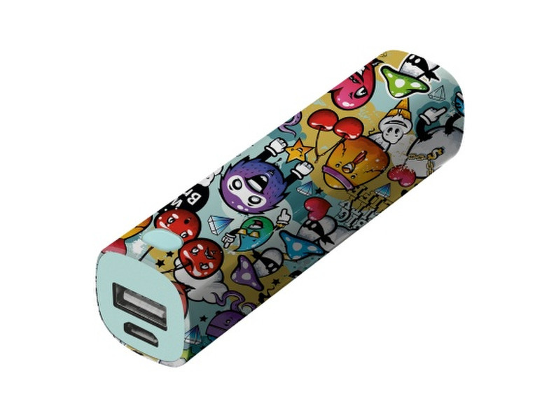 Trust Graffiti 2600mAh Cyan,Orange,Purple,Red power bank