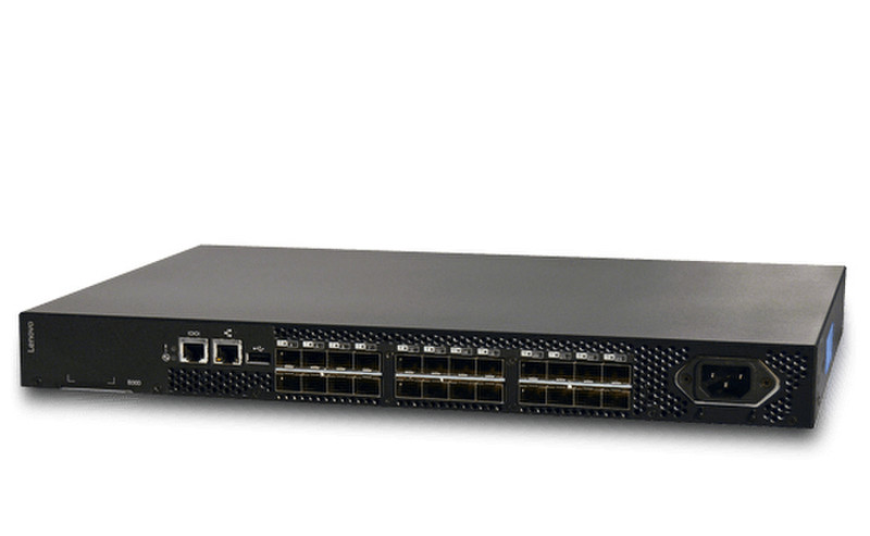 Lenovo B300 Управляемый 10G Ethernet (100/1000/10000) 1U Черный
