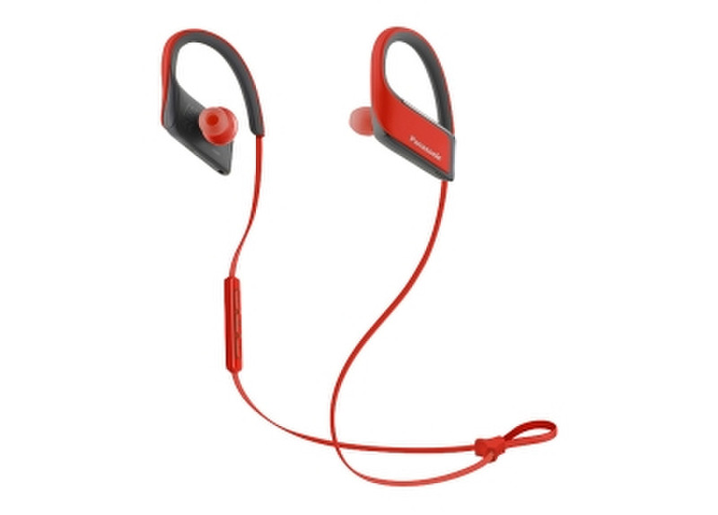 Panasonic RP-BTS30E-R Binaural Ear-hook Red mobile headset