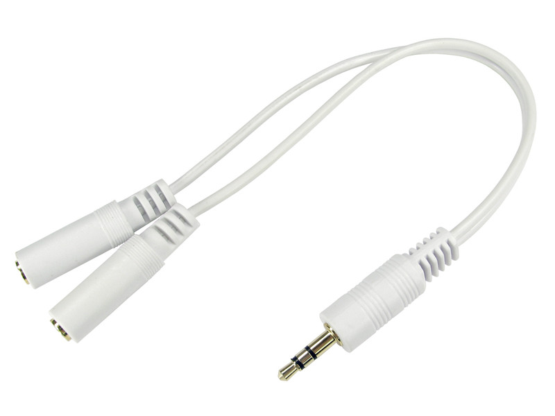 Cables Direct 3-M2FGWHT Audio-Splitter