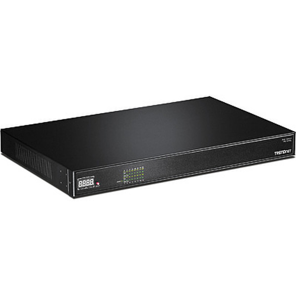 Trendnet TPE-1016L Unmanaged network switch Fast Ethernet (10/100) Power over Ethernet (PoE) Black network switch