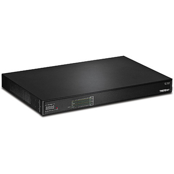Trendnet TPE-1026L Fast Ethernet (10/100) Power over Ethernet (PoE) 1U Черный сетевой коммутатор