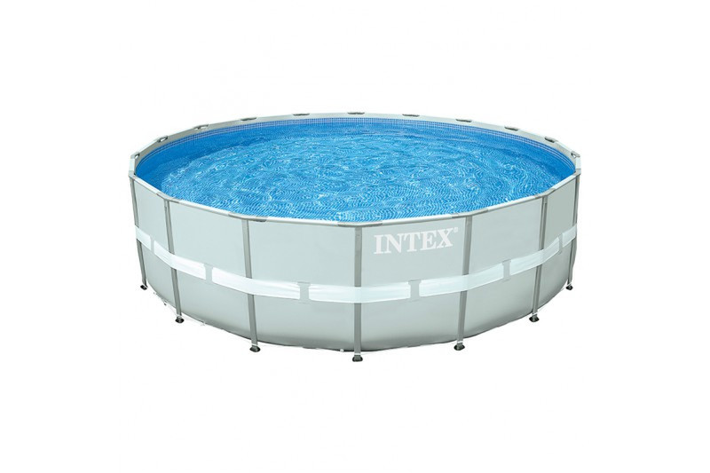 Intex 28332 Framed pool Круглый 26423л Серый