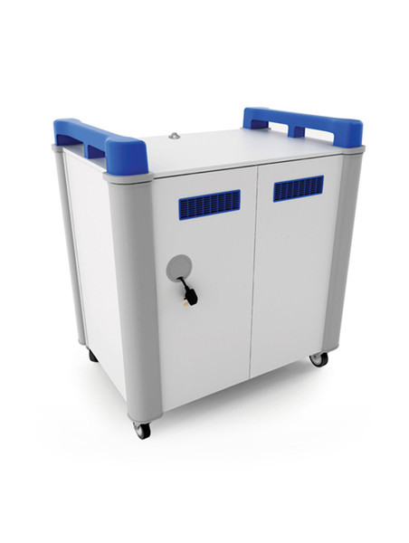 Monarch Computer Furniture LapCabby 32V Mini Notebook Multimedia trolley Blue,White