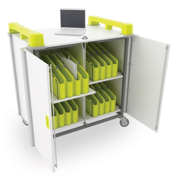 Monarch Computer Furniture LapCabby 32V Mini Notebook Multimedia trolley Grey,Lime,White