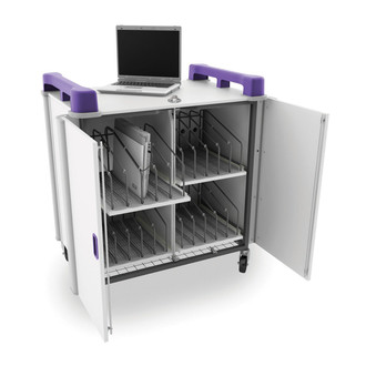 Monarch Computer Furniture LapCabby 32V Mini Notebook Multimedia trolley Grey,Purple,White