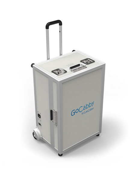 Monarch Computer Furniture GoCabby 16 Charge & Sync Tablet Multimedia trolley Blau, Grau