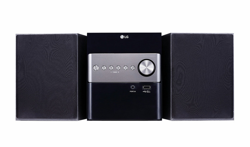 LG CM1560 Micro set 10Вт Черный домашний музыкальный центр