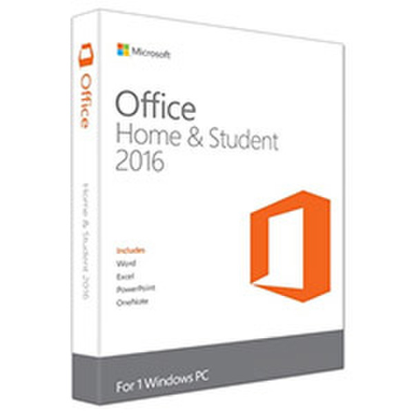 Microsoft Office Home & Student 2016, EN 1user(s) English