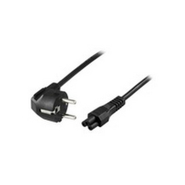 Microconnect 10m CEE 7/7-C5 10m CEE7/7 Schuko C5 coupler Black power cable