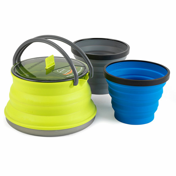 Sea To Summit X-Set 11 Round Nylon,Silicone Foldable Set camping plate/bowl