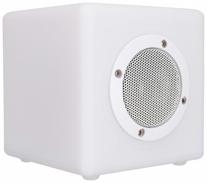 Bigben Interactive BTCBLIGHTXS Stereo 10W Kubus Weiß Tragbarer Lautsprecher