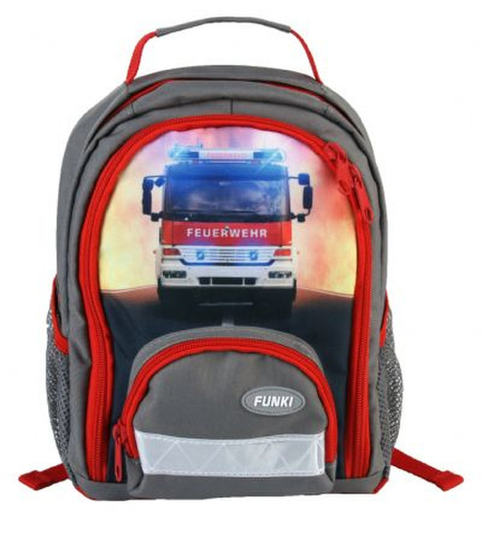 Funke 6021.006 Мальчик School backpack Серый, Красный школьная сумка