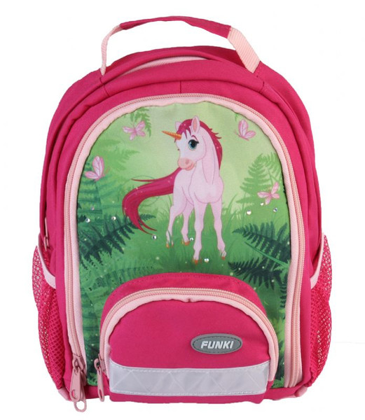 Funke 6021.008 Девочка School backpack Зеленый, Розовый, Красный школьная сумка