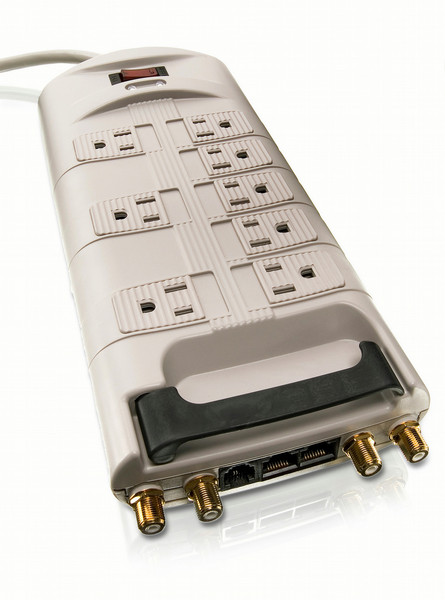 Philips SPP3201WA Home office 8 outlets Surge protector