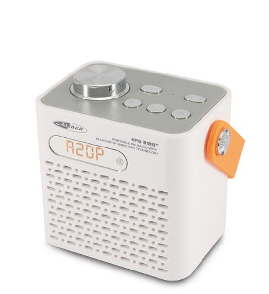 Caliber HPG318BT Портативный Цифровой Оранжевый, Cеребряный, Белый радиоприемник