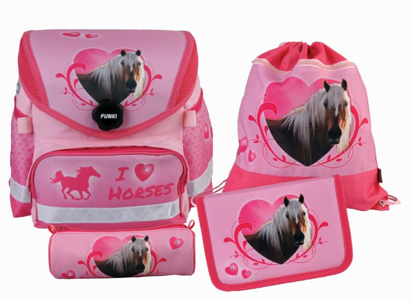 Funki Funny Bag Девочка Ткань Розовый школьный набор