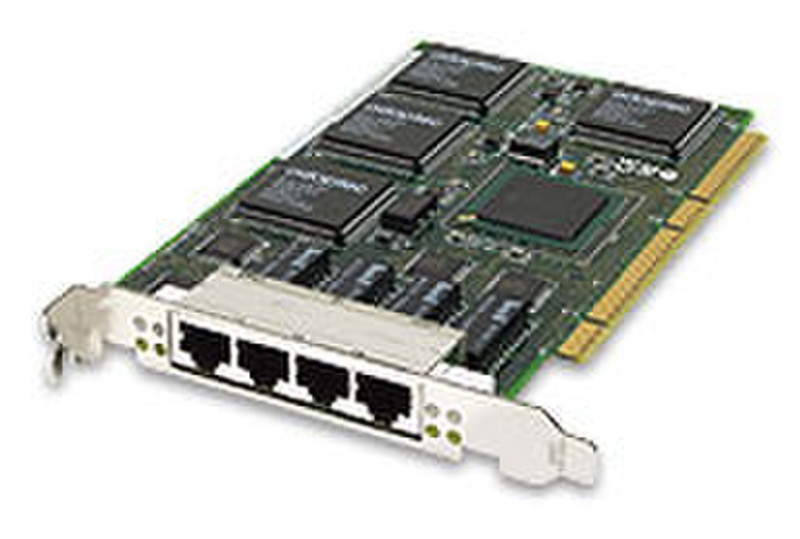 Adaptec 4-Port, 64-bit/66 MHz PCI 10/100 Mbps Ethernet LAN adapter Internal 100Mbit/s networking card