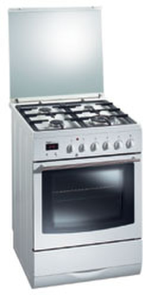 Pelgrim PF 739 Luxe gas-elektro fornuis, 60 cm breed Gas hob A+ White