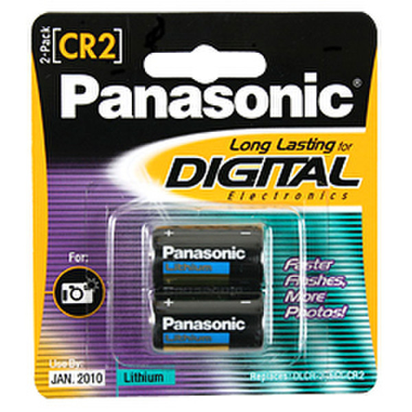 Panasonic CR-2PA/2B Литиевая 3В батарейки