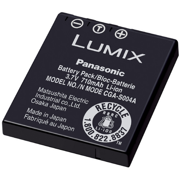 Panasonic CGA-S004A/1B Lithium-Ion (Li-Ion) 710mAh 3.7V rechargeable battery