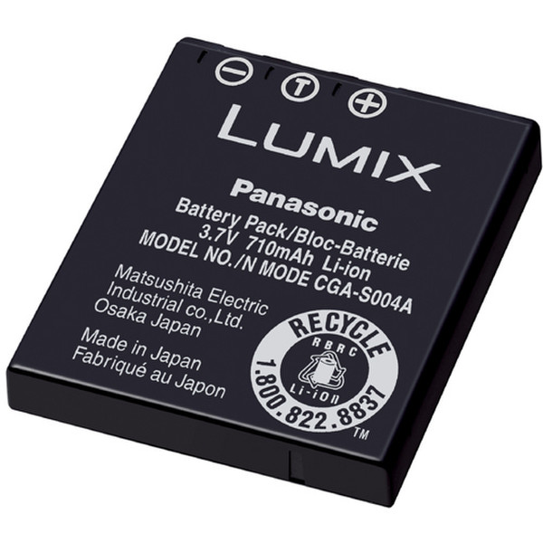 Panasonic CGA-S004A/1B Литий-ионная (Li-Ion) 710мА·ч 3.7В аккумуляторная батарея