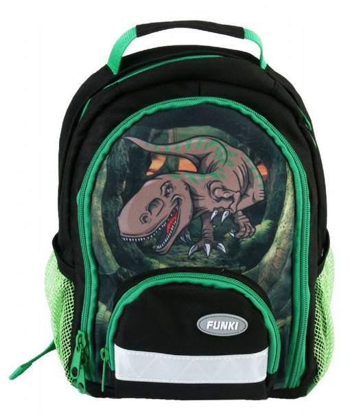 Funki 6021.002 Junge School backpack Schwarz, Grün Schultasche