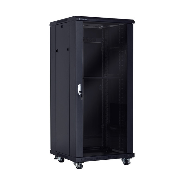 Linkbasic NCE27-66-BAA-C Freestanding 27U Black rack