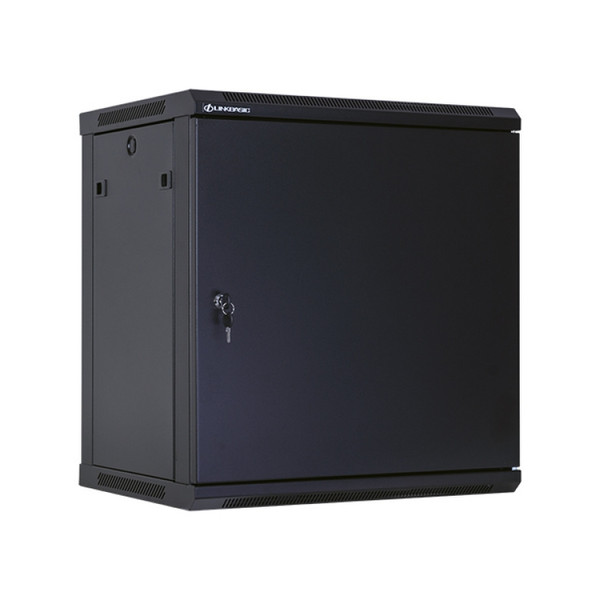 Linkbasic WCB12-645-AAA-C Wall mounted 12U Black rack