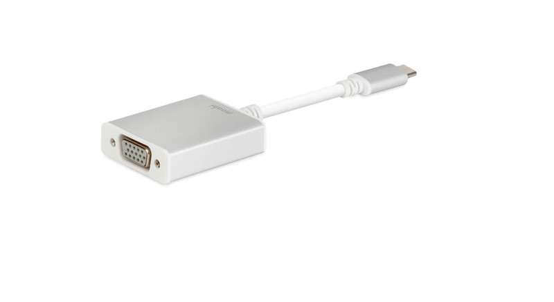 Moshi USB-C to VGA USB-C VGA Silber, Weiß