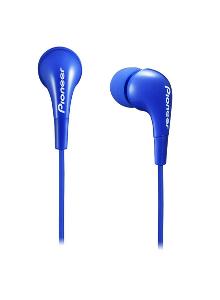 Pioneer SE-CL502-L im Ohr Binaural Verkabelt Blau Mobiles Headset