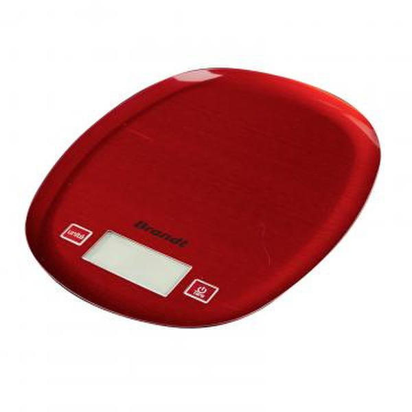 Brandt BCCURVEXR Electronic kitchen scale Red