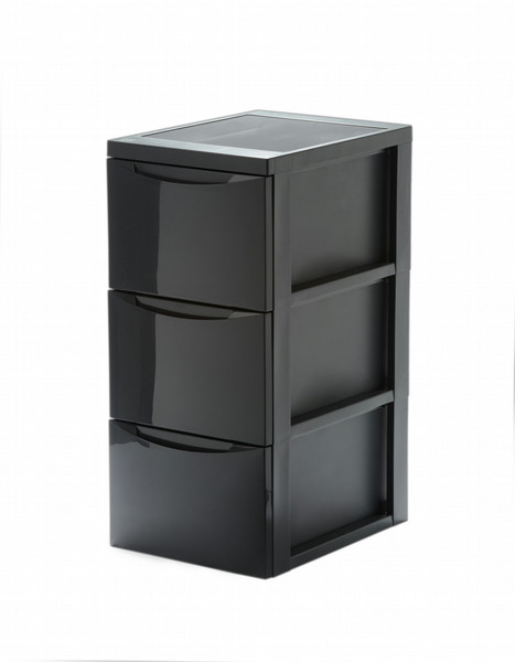 Iris "Style" drawer tower with 3 drawers, dark grey