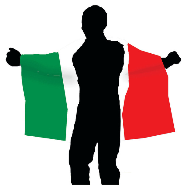 Funny Fashion Cape flag "Italy", 90 x 150 cm