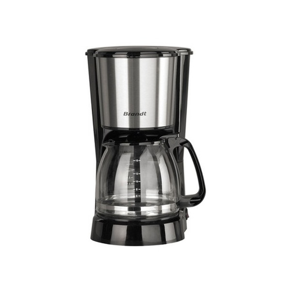 Brandt CAF815X freestanding Drip coffee maker 1.5L 15cups Black,Stainless steel coffee maker
