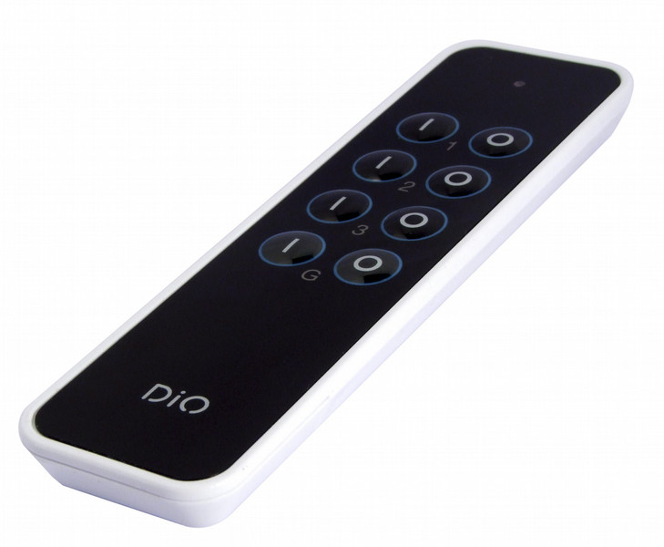 DiO Remote Control 3 channels + group function Беспроводной RF Нажимные кнопки Черный, Белый