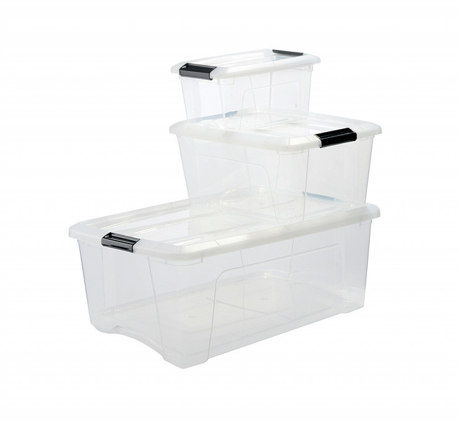 Iris NTB-5-15-30 Storage box Прямоугольный Полипропилен (ПП) Черный, Прозрачный