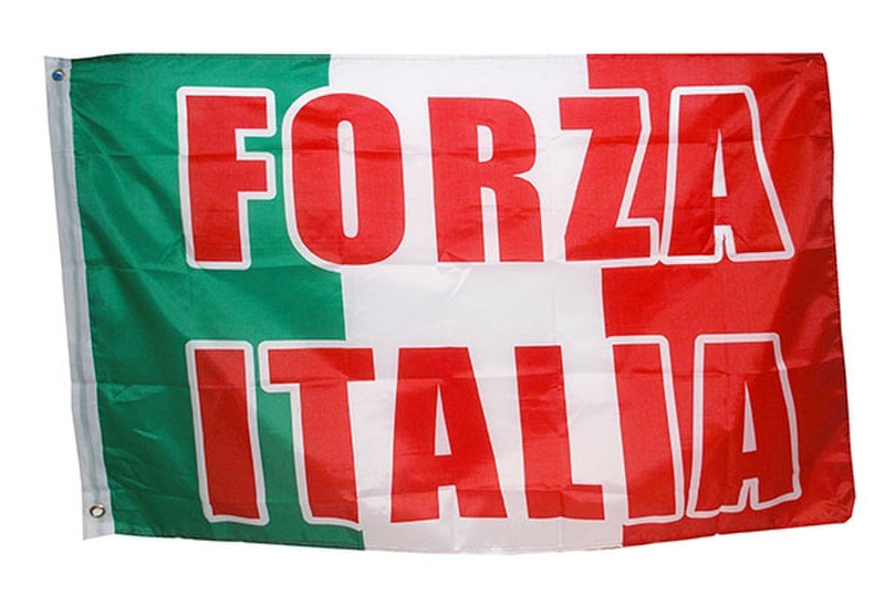 Funny Fashion Flag "Forza Italia", 70 x 100 cm