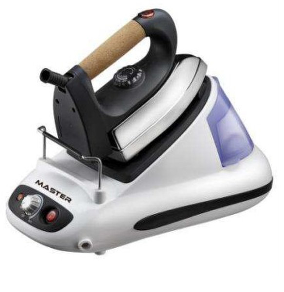 Master Digital SS2600 2600W 0.65L Stainless Steel soleplate Black,White steam ironing station
