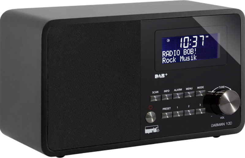 DigitalBox DABMAN 100 Портативный Цифровой Черный радиоприемник