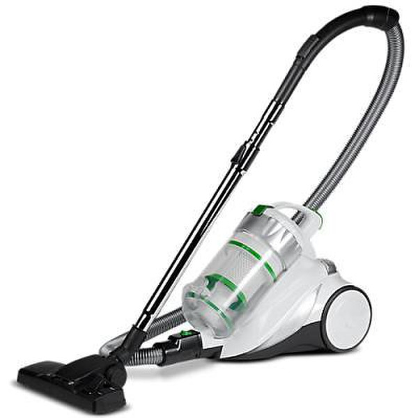 Medion MD 16507 Cylinder vacuum cleaner 1.2L 750W A Green,White