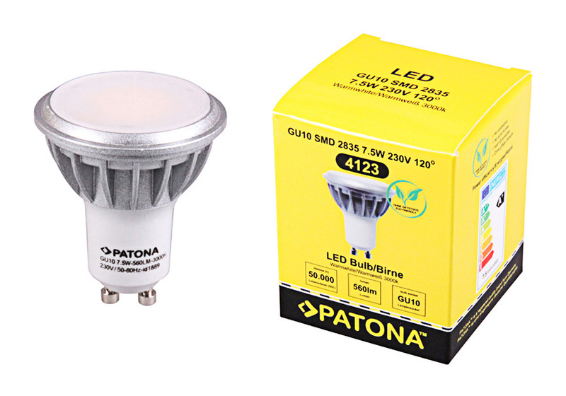 PATONA 4123 7.5Вт GU10 A+ LED лампа