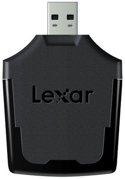 Lexar LRWXQDRBEU USB 3.0 Черный устройство для чтения карт флэш-памяти