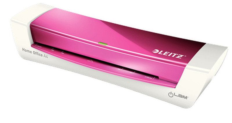 Leitz iLAM Home Office A4 Hot laminator 310мм/мин Металлический, Розовый, Белый