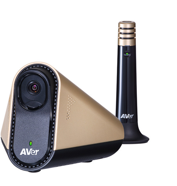 AVerMedia CC30 HD Camera 8МП USB 2.0 Черный, Золотой вебкамера