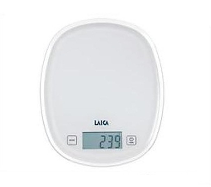 Laica KS1302W Oval Electronic kitchen scale Weiß Küchenwaage