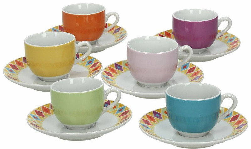 Tognana Porcellane ME085014314 Разноцветный 6шт чашка/кружка